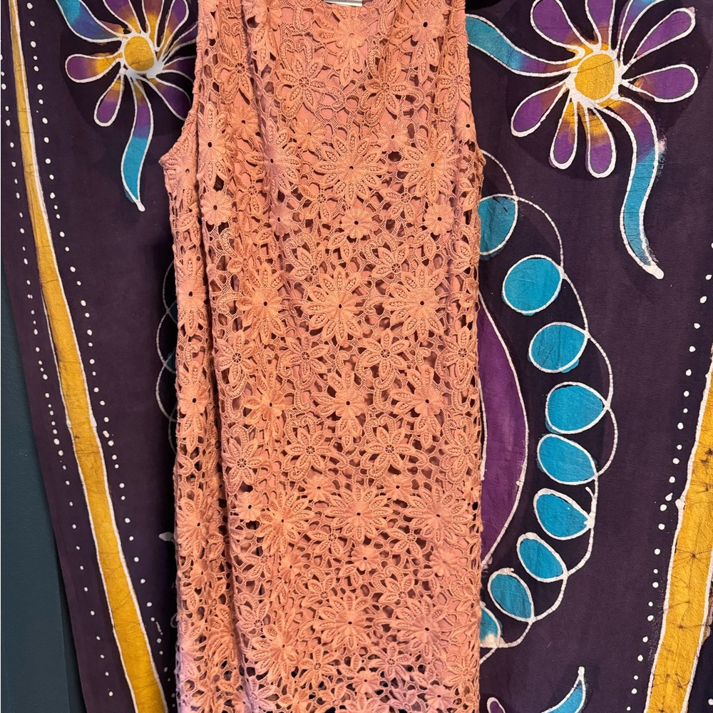 J. Jill Rose pink Lace dress